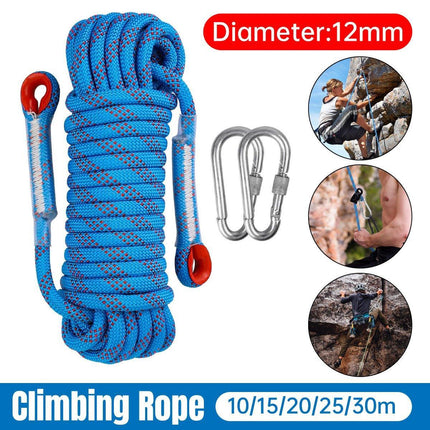 5 Sizes Outdoor Climbing Rope Nylon Safety Rope for Mountaineering Fire Escape