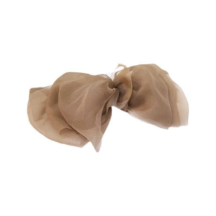 Large Tulle Bow Hair Clip Women Hair Clip Arty Headdress Gifts Ponytail Party - Aimall