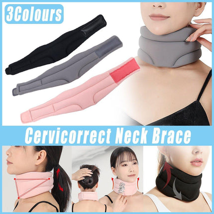 Neck Brace Support Anti Bow Forward Cervical Neck Straightener Pain Relief Sleeve