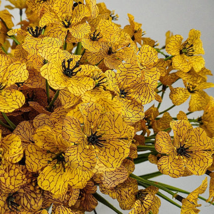 12pcs Artificial Flowers Set for Home Decor Wedding Party Fake Floral Decor