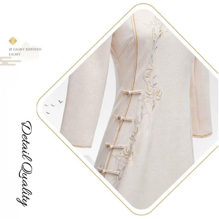 Traditional Chinese Cheongsam Dress for Young Girls Women Elegant Qipao Outfit