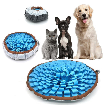 Pet Sniffing Mat Dog Training Slow Feeder Puzzle Toys Interactive Snuffle Mat