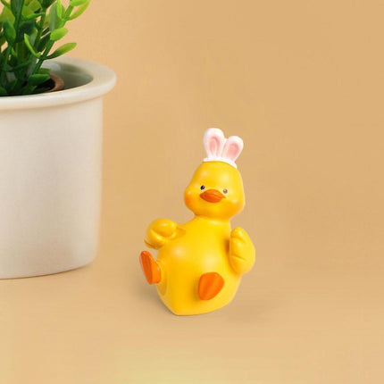 Creative Mini Cartoon Lamb Resin Figurines Duck Ornament Statue Miniatures - Aimall