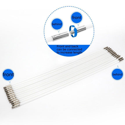 Pipe Cleaning Brush Nylon Head Rod Duct Cleaning Tool Solid Chimney Brush