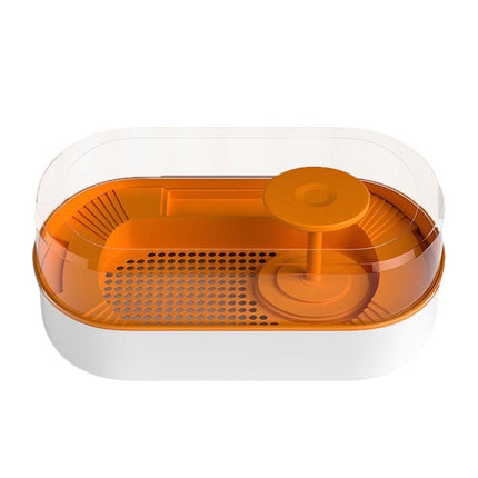Small Turtle Feeding Tank Basin Aquarium Feeding Box for Turtles Reptiles