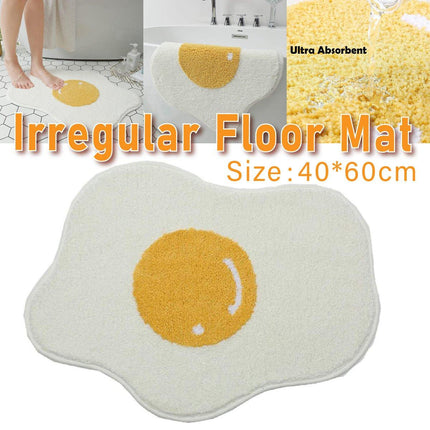 Simple Irregular Living Room Rug Bedroom Bedside Floor Mat Soft Modern Carpet