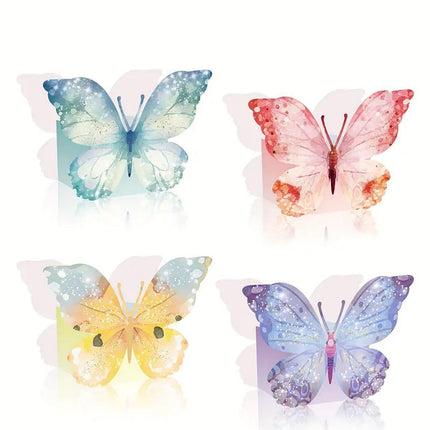 24pcs Tea Party Flower Decoration Snack Box 3D Butterfly Birthday Wedding Box