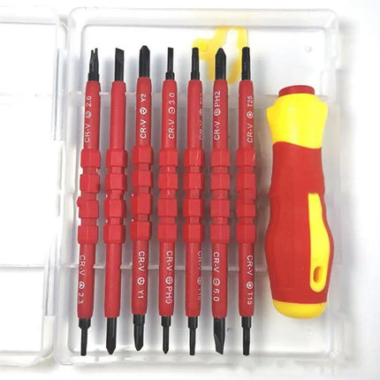 7Pcs Insulated Screwdriver Set Electrical Maintenance Kit Professional Tools