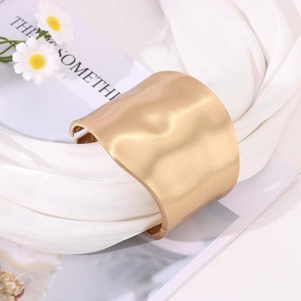 Wide Edge Exaggerated Bangle Fashion Bracelet Vintage Style Premium Jewellery