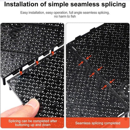 Fish Tank Aquarium Under Gravel Filter System Safe Filtration Plate Board Kit - Aimall