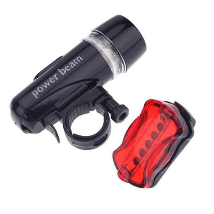 2x Front Rear Bike Light LED Bicycle Tail Lights Waterproof Flashlight Headlight - Aimall