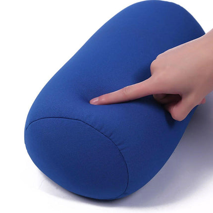 Solid Color Cylindrical Foam Particle Pillow Multi-Functional Neck Waist Support