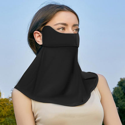 Ice Silk Sunscreen Mask Scarf Head Face Neck Gaiter UV Protection Outdoor Hiking - Aimall