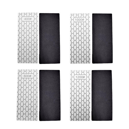 4pcs Diamond Knife Sharpener Sharpening Stone Honeycomb Grind Sharpener Kit