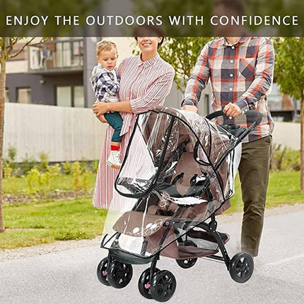New Universal Rain Cover for Pushchair Stroller Baby Buggy Weather Shield Pram - Aimall