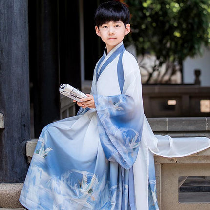 Kids Ancient Chinese Traditional Hanfu Dress Tang Suit Cosplay Costume Dress - Aimall