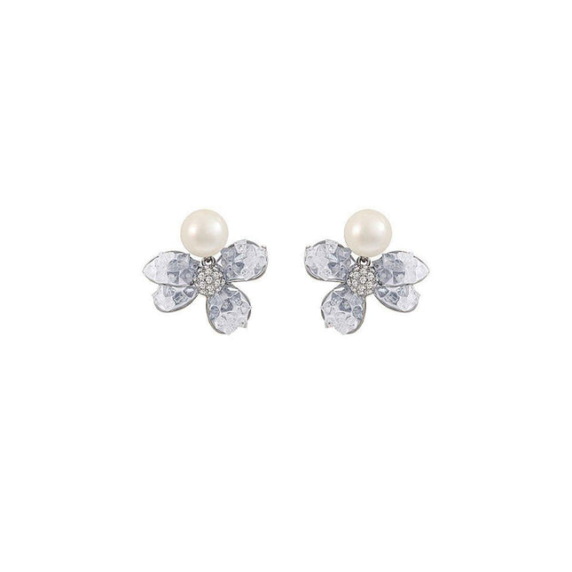 Luxury Crystal Butterfly Bow Earrings Elegant Dangle Fashion Jewelry Women