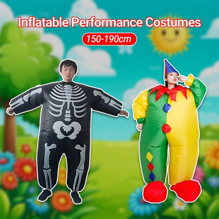 Halloween Inflatable Show Costumes Fun Fancy Dress Party Outfits for Unisex
