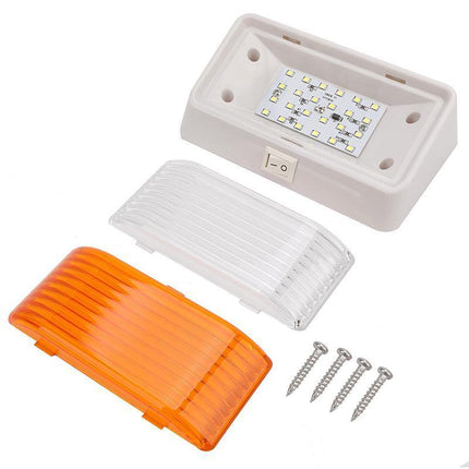 1x LED Awning Light W/ Switch for Caravan Annexe, Jayco Camper Trailer Exterior - Aimall