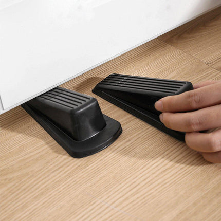 5PCS Anti-Theft Door Stopper Safety Block Plug Household Door Stop Wedge Set