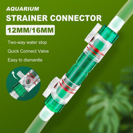 Aquarium Water Flow Control Valve Fish Tank Hose Pipe Filter Valve Quick Release
