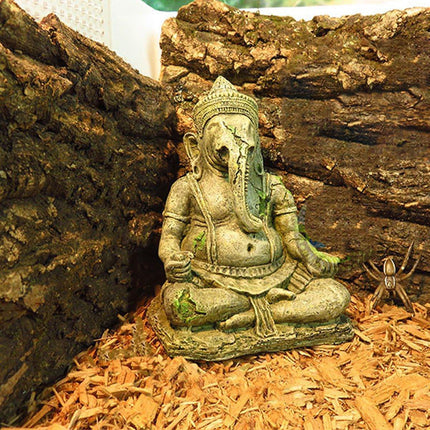 Easter Island Aquarium Ornaments Roman Antique Resin Statue Reptile Decoration