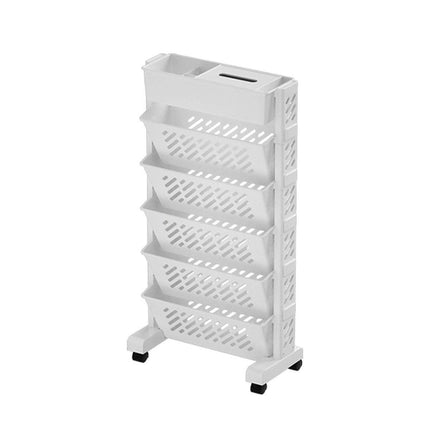 Home Removable Bookshelf Organizer Storage Shelf Beside Desk Adjustable Rack