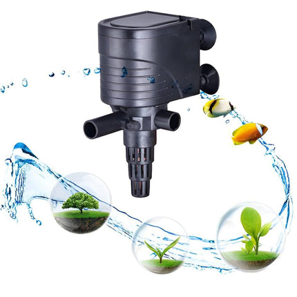 3in1 Mini Aquarium Fish Tanks Filter Water Purifier Submersible Oxygen Pump New - Aimall