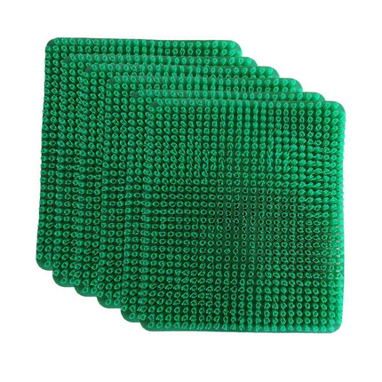 6PCS Egg Laying Box Mat Plastic Chicken Nest Grass Pad Imitation Grass Gasket