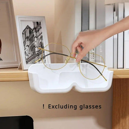 6pcs Eyeglass Organizer Wall Mounted Storage Rack Display Shelf Case Holder