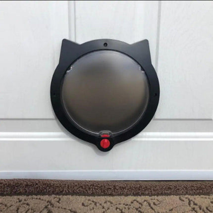 Cat Ear Pet Door for Cats and Dogs Easy In and Out Access Durable Pet Supplies