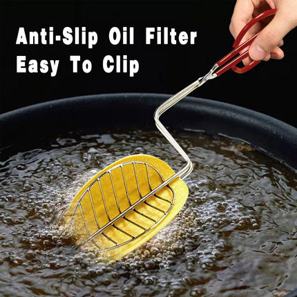 Stainless Steel Taco Clip Tortilla Pancake Deep Fried Chips Cooking Kitchen Tool