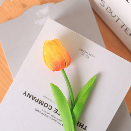 20PCS Real Touch Artificial Tulip Bouquet Fake Flowers for Home Wedding Decor