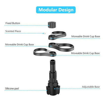 Car Multi Cup Holder Mug Holder Vehicle Drink Holder Organiser for Travel Use