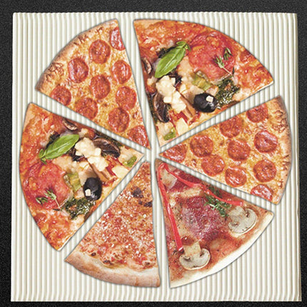 100PCS Pizza Box Pads Greaseproof Paper Food Liners Oil Resistant Pizza Mat