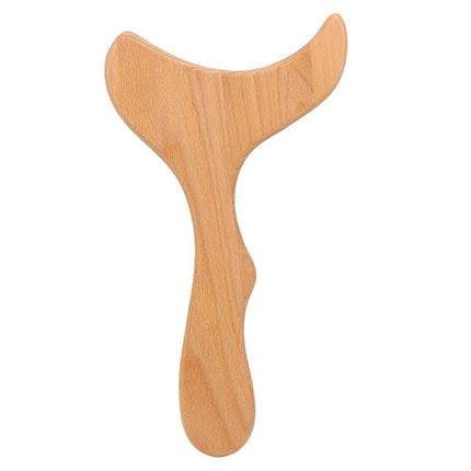 Beechwood Massager Meridian Scraping Board for Body Muscle Relaxation Tool