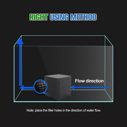 Eco-Aquarium Carbon Filter For Fish Tank Water Purifier Cube Aquarium Cleaner - Aimall