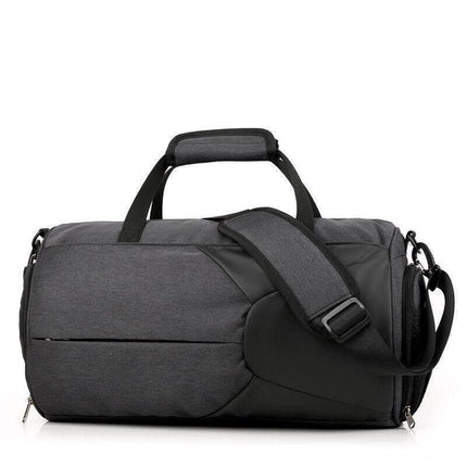 Gym Duffel Bags 30L Canvas Travel Bag Waterproof Fitness Shoes Compartment Shoe - Aimall