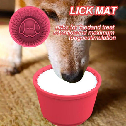 Silicone Pet Slow Feeder Bowl Anti Choke Design Food Dish for Dogs and Puppies