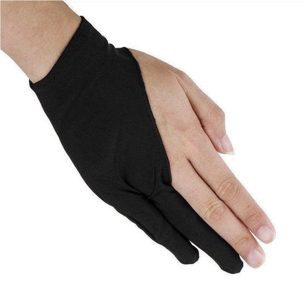 Two Finger Glove Artist Professional Graphic Tablet Sketch Drawing 4 Sizes Palm - Aimall