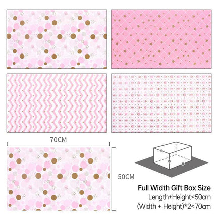 Valentines Day Birthday Wrapping Paper High Quality Coated Multiple Patterns