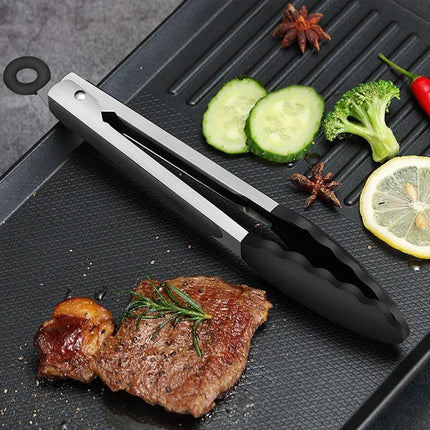 5pcs Kitchen Food Clamps Scalding Resistant Barbecue Tongs Cooking Clamp Set