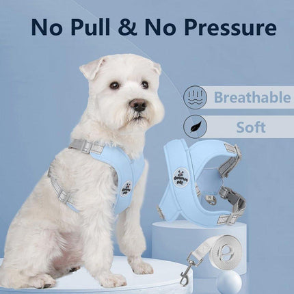 Reflective Dog Leash Vest Type Pet Harness Adjustable Chest Strap Small Dogs