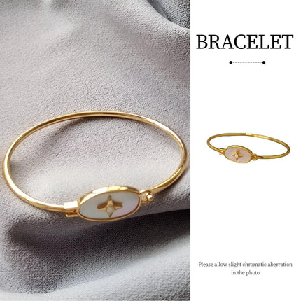 Simple White Colourful Openable Thin Bracelet Women Fashion Jewelry Accessory