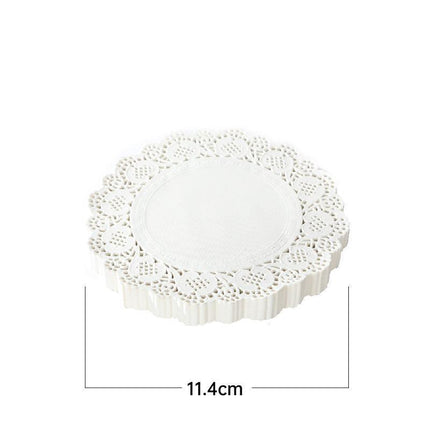 250pcs Baking Parchment Paper Flower Design Kitchen Oil Absorbing Cake Liners