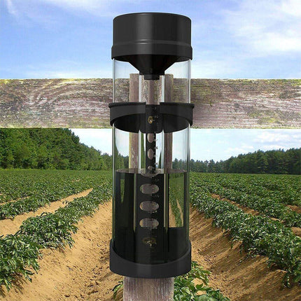 Outdoor Rain Gauge Weather Station Rainfall Measuring Collector for Garden Yard