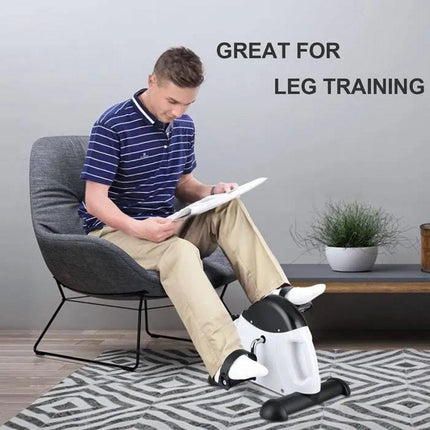 Mini Exercise Bike Pedal Exerciser for Seniors Rehabilitation Training Fitness
