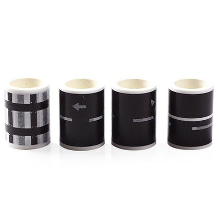 4pcs Kids DIY Road Track Traffic Tape Railway Highway Play Adhesive Tape Set