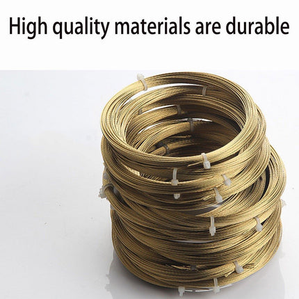 5 Rolls Automotive Glass Removal Tools Steel Wire Rope Disassembling Kit