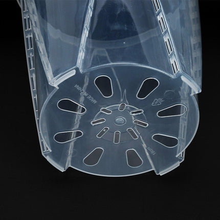10xClear Plastic Orchid Pots with Holes for Phalaenopsis Root Aeration